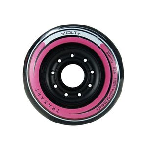 Roda Para Patins 80mm 85a Volt Pink Rosa Traxart 3 Unidades