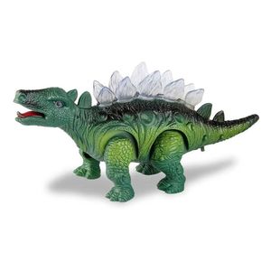 Dinossauro Estegossauro Elétrico Som Luzes E Movimento Verde
