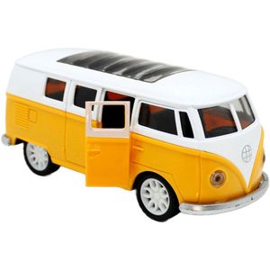 Carro Miniatura Coleção Volkswagen Kombi Amarelo À Fricção