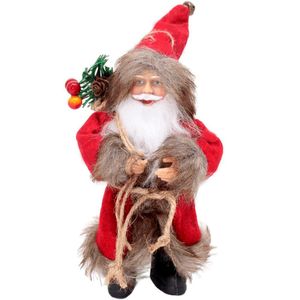 Boneco Pendente Papai Noel Tradicional Casaco Enfeite 20cm
