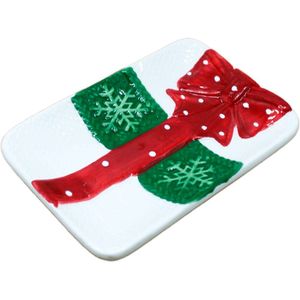 Enfeite Porta Sabonete Lavabo Banheiro Noel Natal Cerâmica