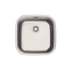 Cuba De Embutir Ou Sobrepor Aria Maxi 40 Bs Em Aço Inox Acetinado 40x40 Cm Tramontina