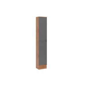 Paneleiro De Cozinha Modulado Bella 2614 2 Portas 40cm Nogal Cinza