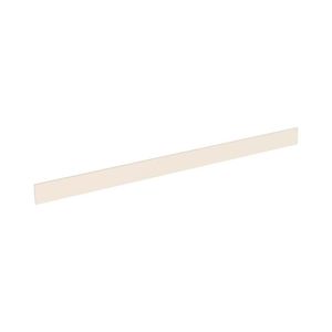 Fechamento De Cozinha Modulado Painel De Edição Para Rodapé Connect 220x14x105cm Off White