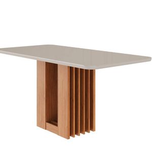Mesa Para Sala De Jantar Ariela 160 Cm Sem Vidro Cinamomo