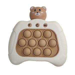 Pop It Mini Game Ursinho Criança Luz Som Fidget Interativo Anti Estresse Ansiedade Portatil