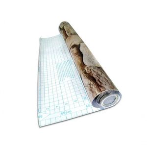 Papel De Parede Tijolinho Kit 12 Unidades Pedra Marrom Claro Autoadesivo Colante Decoraçao Lavavel