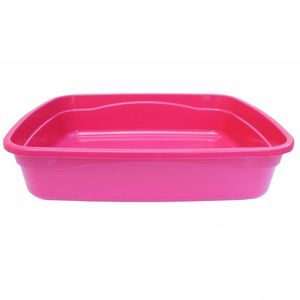Bandeja Banheiro Do Gato Rosa