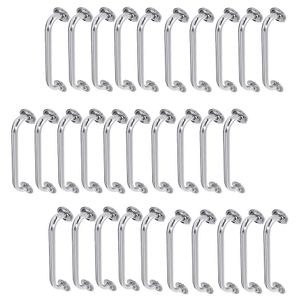 Alça De Apoio Inox Barra 50cm Kit 30 Unidades Acessibilidade Idoso Cadeirante Banheiro Corrimao Deficiente Suporte