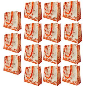 Bolsa Ecobag Sacola De Ombro Reutilizavel Kit 12 Uni Compras Mercado Feira Dobravel Reutilizavel Multiuso