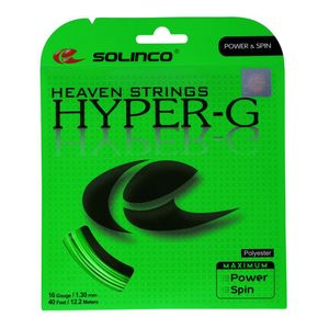 Corda Solinco Hyper G Set Individual Cor Verde Espessura 1.30mm