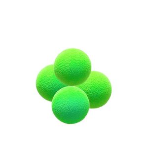 04 Bolas De Espuma Neon Luz Negra- 2 Inch Cor Verde