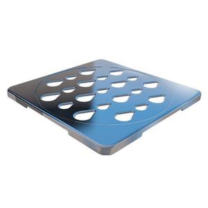 Novii Grelha Quadrada Inox Polida Para Ralo 100mm