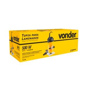 Tupia Manual Elétrica Laminados 500w 6mm Tlv506 - Vonder Voltagem:127v 127v