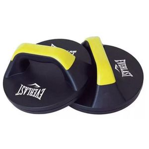 Apoio Para Flexão Giratório Everlast Preto-amarelo