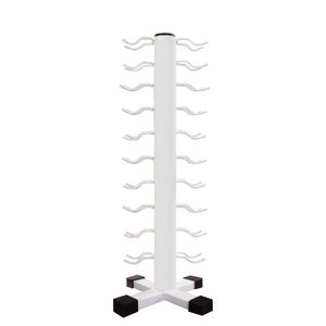 Expositor Suporte Para Par De Halter 1 A 10kg Mf 1119 Multifit Branco