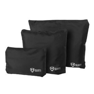 Kit Organizador De Mala Para Viagem Preto 6 Peças Quati Travel Qko 06
