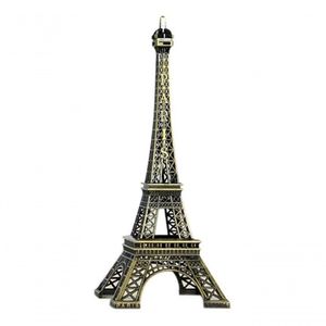 Torre Eifel Pariz Decorativa Grande 6cm Metal Bronze
