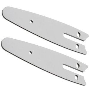 Placa Guia Sabre De Mini Motosserra 4 Polegadas Kit 2 Uni Reposiçao Resistente Jardinagem