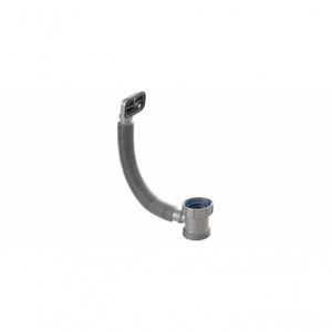 Tubo De Escoamento Para Pia Aco Inox Com Ladrao - Blukit