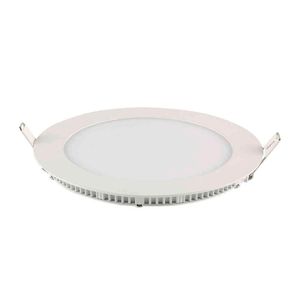 Painel Led Slim Embutir Redondo 12w 6.500k - Branco