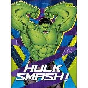 Caderno Universitário Hulk Tilibra Capa Dura Brochura - 80 Folhas Hulk Smarsh