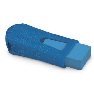 Borracha C- Apontador Faber Castell - Fc Mix Glitz Azul