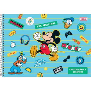 Caderno De Desenho Mickey Tilibra - 80 Folhas The Original