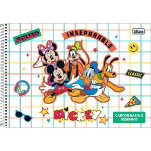 Caderno De Desenho Mickey Tilibra - 80 Folhas Inseparable