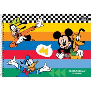 Caderno De Desenho Mickey Tilibra - 80 Folhas M - The Original