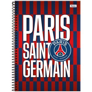 Caderno Universitário Psg Foroni Capa Dura Espiral - 10 Matérias 160 Folhas Xadrez