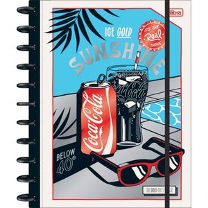 Caderno Tilidisco Universitário Coca-cola Tilibra - 10 Matérias 160 Folhas
