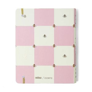 Caderno Organizador A4 17x24 Cicero - Pautado & Pontado Melissa Casa Das Abelhas Rosê