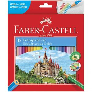 Lápis De Cor - Faber Castell - Ecolápis - 48 Cores