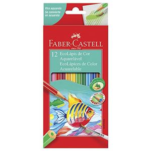 Lápis De Cor Aquarelável Faber Castell - 12 Cores