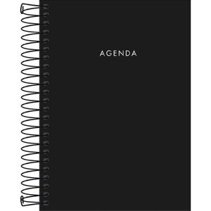 Agenda Executiva Espiral Napoli Preta 12,9 X 18,7 Cm Tilibra - Permanente