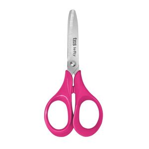 Tesoura Escolar Canhotos Tris - 13cm Rosa