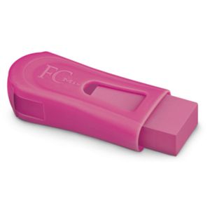 Borracha C- Apontador Faber Castell - Fc Mix Neon Rosa Neon