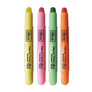 Marca Texto Gel Tilibra - Ek-680 Kit C- 4 Cores