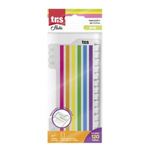Marca Texto De Linhas Autoadesivo Neon Tris - 6x20 Folhas