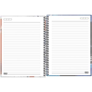 Caderno Universitário Do It! Tilibra Capa Dura Espiral - 16 Matérias 256 Folhas Futebol