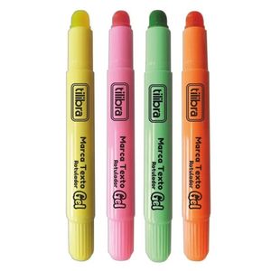 Kit Marca Texto Gel Tilibra - C- 4 Unidades