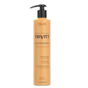 Cauterização Capilar Trivitt Profissional 300ml - Tratamento Capilar Pós-quimica