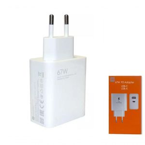 Fonte Carregador Mi Pd Super Fast 67w - Compativel Com Xiaomi, Redmi E Poco