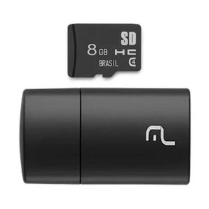Cartão De Memória Multilaser 8gb 2 Em 1 Mc161