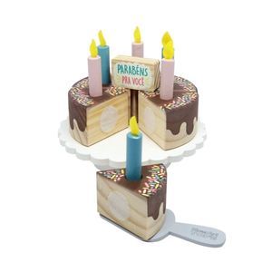 Coleção Comidinhas Bolo De Chocolate - Newart