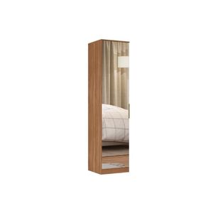 Módulos De Quarto Irlanda Guarda Roupa 71230k Irlanda C- 1 Porta C- Espelho Amêndola Touch - Demóbile