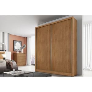 Guarda Roupa 2 Portas De Correr E 3 Gavetas Virtus-toledo Plus Cumaru - Novo Horizonte