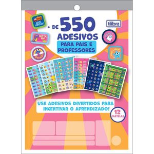 Bloco De Adesivos Decorados Para Professores Tilibra - 550 Adesivos