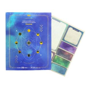Kit Bloco Adesivo Holic Cosmos Organizador Semanal Tris - 7x25fls